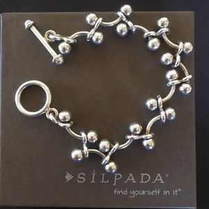 Silpada Sterling Silver Baby DNA Bracelet